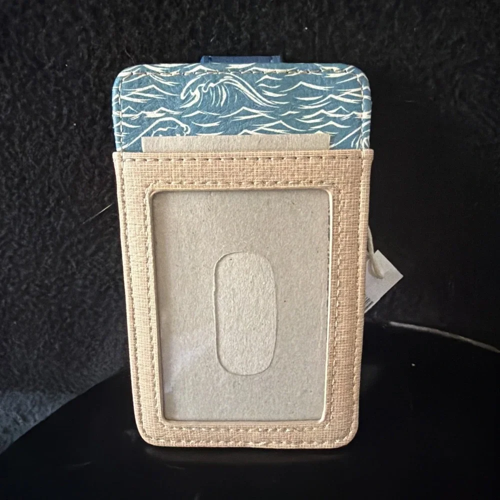 Disney Lilo & Stitch Surfing ID Badge Holder Card Wallet NWT